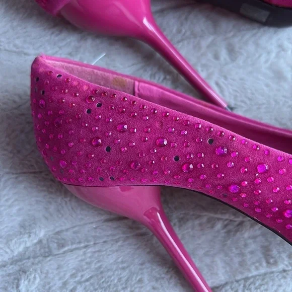 FRH Pink Rhinestone Pumps - Picture 10 of 15